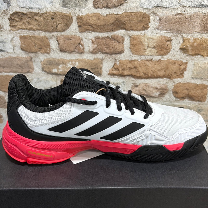 Zapatillas Adidas CourtJam Control Hombre Blanco y Rojo