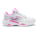 Zapatilla Joma Master 1000 JR 2332 Blanco y Fucsia