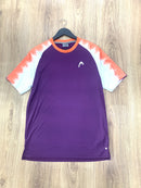 Camiseta Head Lila Naranja