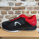 Zapatilla Head Revolt Pro 4.5 Clay de Hombre Negro y Rojo