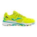 Zapatilla Joma T. Slam Mujer 2209 Amarillo Flúor y Turquesa