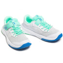 Zapatilla Babolat Pulsion All Court Kid Blanco Verde Claro