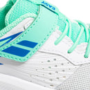 Zapatilla Babolat Pulsion All Court Kid Blanco Verde Claro
