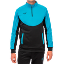 Joma Sudadera Essential 1/2 Turquesa y Negro