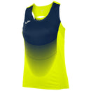 Joma Camiseta Elite VI Amarillo y Marino de Mujer