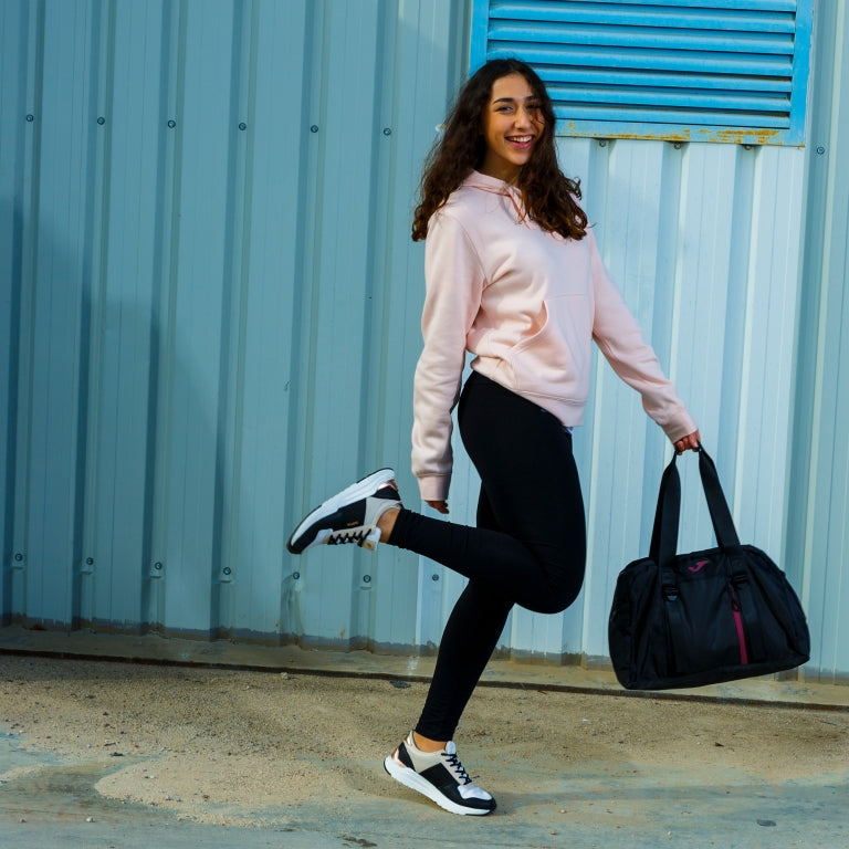 Joma sudadera con capucha de mujer montana rosa claro