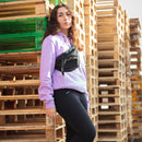 Joma sudadera con capucha de mujer montana morado