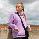 Joma sudadera con capucha de mujer montana morado