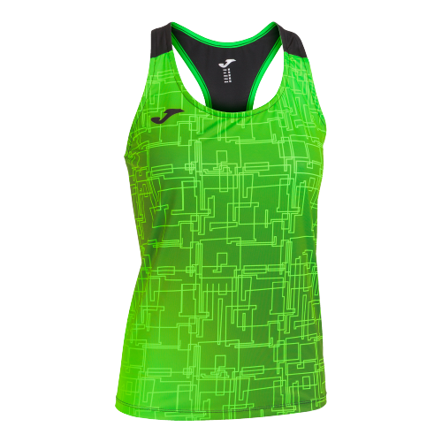 Joma Camiseta Tirantes Elite VIII Verde Fluor Negro