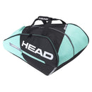 Paletero Head Tour Team Padel Monstercombi Negro y Turquesa