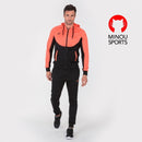 Chandal Joma Capucha Essential Negro/Naranja