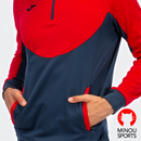 Joma Sudadera Essential 1/2 Cremall Rojo/Marino
