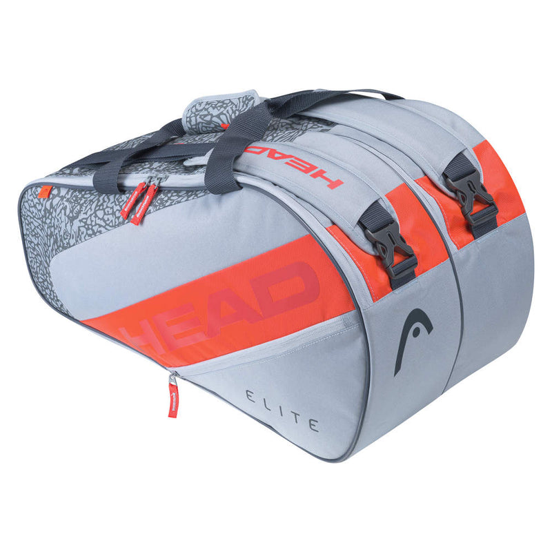 HEAD ELITE PADEL SUPERCOMBI GRIS/NARANJA 283702