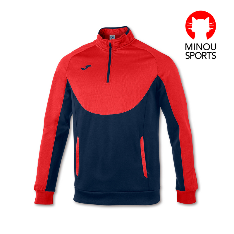 Joma Sudadera Essential 1/2 Cremall Rojo/Marino