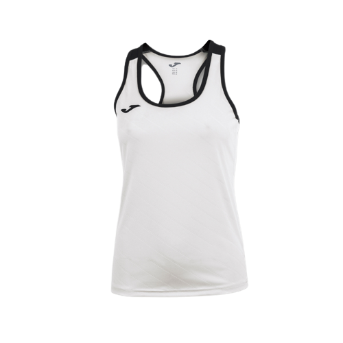 Camiseta tirantes mujer Break blanco verde flúor