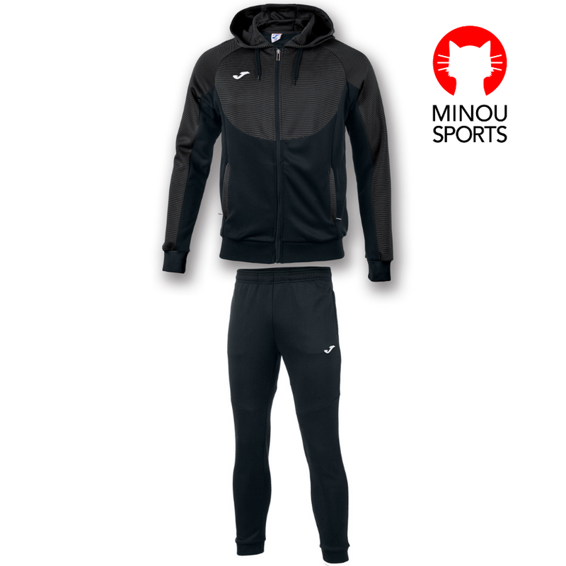 Chandal Joma Capucha Essential Antracita/Negro